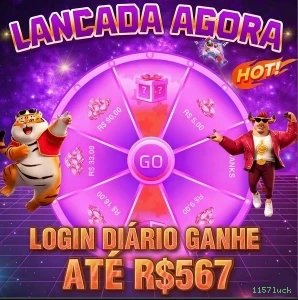 Bônus boas-vindas 1157luck R$100